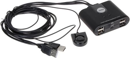 ATEN Rozdzielacz 4 x USB 2.0, 2 porty, wskaźnik LED  (US224-AT)