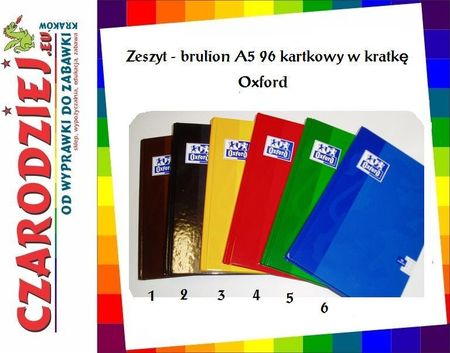 Hamelin Brulion A5 Oxford W Kratkę 96 Kartek Esse 2+1 Mix