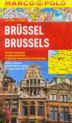 Bruksela mapa 1:15 000 Marco Polo