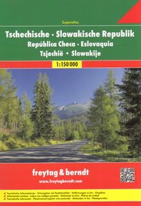 Czechy i Słowacja atlas 1:150 000 Freytag & Berndt