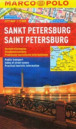 Sankt Petersburg mapa 1:15 000 Marco Polo
