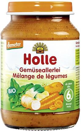 Holle Danie Dla Niemowląt Bio Warzywny Mix Puree 190G