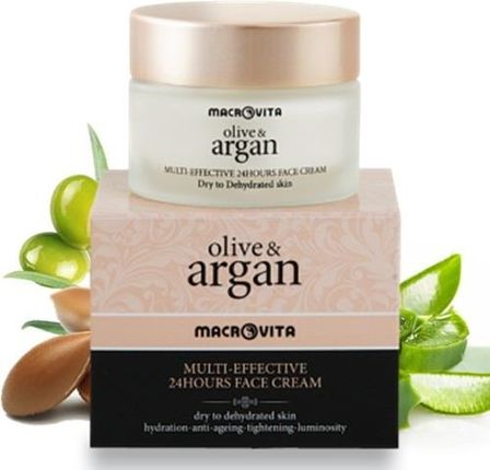 Krem Macrovita Argan & Olive Multi-Effective do na dzień i noc 50ml