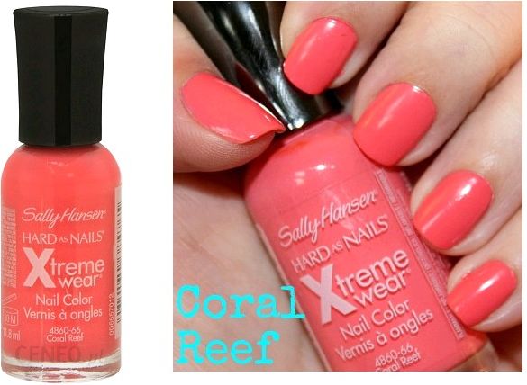 6. Sally Hansen Hard as Nails Xtreme Wear Nail Color, Coral Reef - wide 7