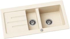 Zlewozmywak Kernau KGS R 60 1,5B1D Old White - zdjęcie 1