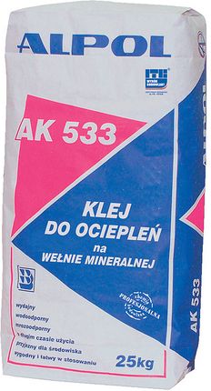 Alpol Ak 533 do Ociepleń Na Wełnie Mineralnej 25kg