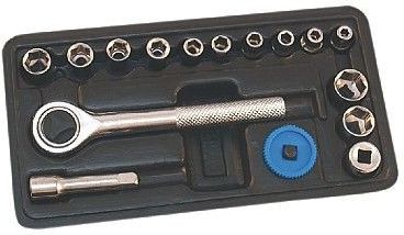 Beast Zestaw kluczy nasadowych 4-13mm 1/4'' 17x 340170