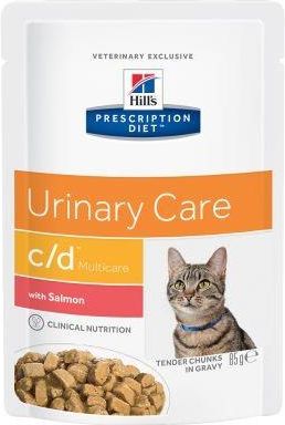 Hill's Prescription Diet Feline C/D Multicare Łosoś 85g