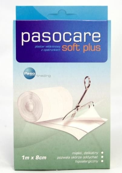 Plaster Pasocare Włókninowy Soft Plus 1 M X 8 Cm Opinie I Ceny Na Ceneo Pl