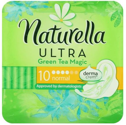 NATURELLA Ultra Podpaski zielona Herbata 10 szt