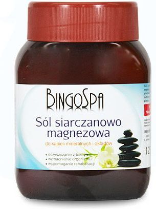 BINGOSPA Sól Do Kąpieli Siarczanowo-Magnezowa 1250 g