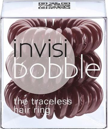 Invisibobble Traceless Hair Ring Gumka Do Włosów 3 Szt Odcień Brown