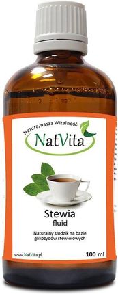 NatVita stewia (stevia) fluid w płynie 100ml