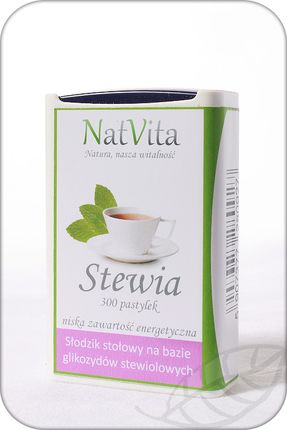 NatVita stewia (stevia) słodzik w pastylkach 300 szt.