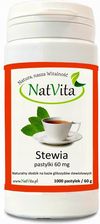 NatVita stewia (stevia) słodzik w pastylkach 1000 szt. - Cukier i słodziki