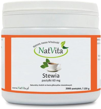 NatVita stewia (stevia) słodzik w pastylkach 2000 szt.