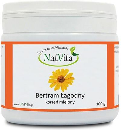 NatVita: bertram korzeń mielony, pierściennik (anacyclus) - 100 g