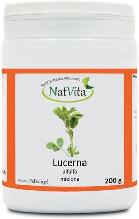 NatVita alfalfa lucerna sproszkowana medicago 200g