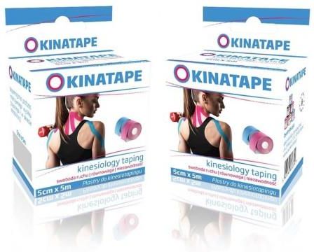 Kinatape: taśma do kinesiology taping'u 5cm x 5m beżowa - 1 szt.