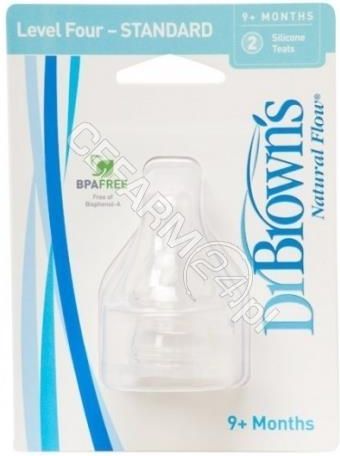 Dr Brown'S Smoczek Do Butelek Standard Z Wąską Szyjką Poziom Dr Browns Smoczek Standard Poziom Y Ceny i opinie Ceneo.pl