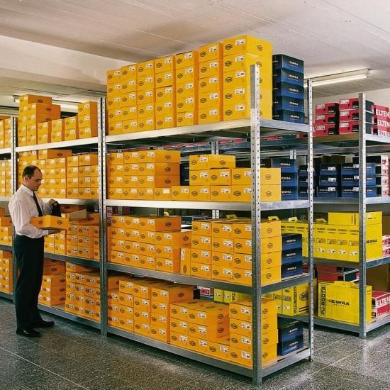 Regał magazynowy Meta Półkowe Regały, Maksymalne Obciążenie 500 Kg ...