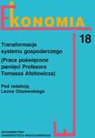 Zdjęcie Transformacje systemu gospodarczego Ekonomia 18 - Głuszyca