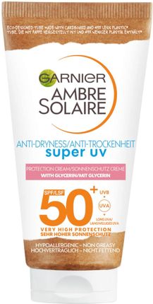 Garnier Ambre Solaire Super UV Nawilżający krem ochronny do twarzy SPF 50+ 50 ml