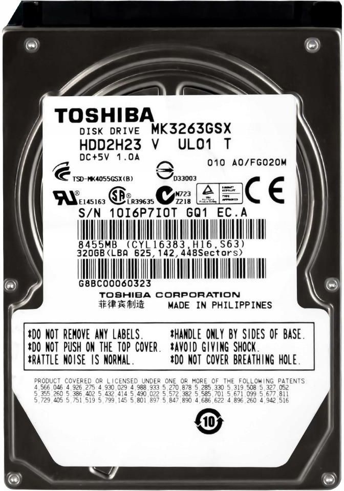 Dysk twardy Toshiba 320GB MK3263GSX - Opinie i ceny na Ceneo.pl