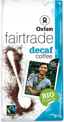Oxfam kawa mielona bezkofeinowa arabica peru 250g bio fair trade