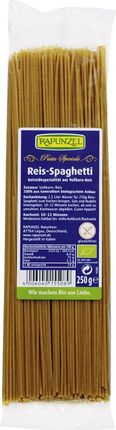Rapunzel makaron ryżowy spaghetti 250g bio Bezglutenowy