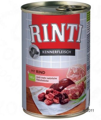 Rinti Pur Kennerfleisch 24x400g Kurczak