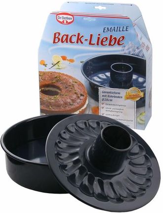 Dr. Oetker Tortownica z podwójnym dnem 28 cm Back-Liebe Emaille 2365