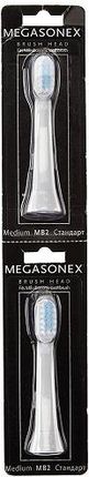 Megasonex końcówki wymienne do szczoteczki średnie MB2
