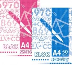 KRESKA Blok notatnikowy A5 50k. Kreska