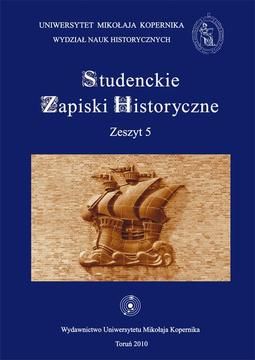 Studenckie zapiski Historyczne. zeszyt 5 - Radosław Bugowski (E-book)
