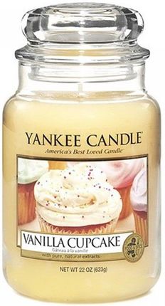 Yankee Candle Świeca Vanilla Cupcake- Duży Słoik