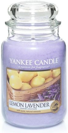 Yankee Candle Świeca Lemon Lavender - Duży Słoik