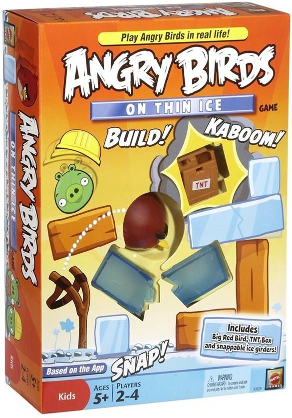 Злые настольные игры. Игра настольная Angry Birds 2. Angry Birds on thin Ice.