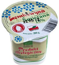 Zdjęcie Łemkowyna Śmietana 18% Bio 280g - Sianów