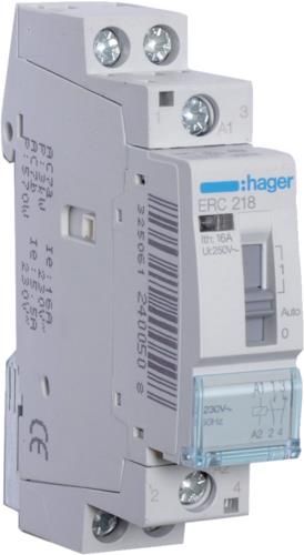 Bezpiecznik HAGER Przeka nik Instalacyjny 1NO 1NC 16A 230V AC ERC218 Bezpiecznik HAGER Przeka nik Instalacyjny 1NO 1NC 16A 230V AC ERC218
