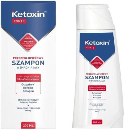 Ketoxin Forte Wzmacniający szampon przeciwłupieżowy 200 ml