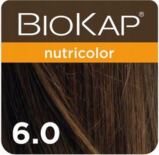 Zdjęcie Biokap Nutricolor Farba Koloryzująca Do Włosów Kolor 6.0 Tytoniowy Blond 140ml - Bartoszyce