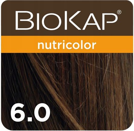 Biokap Nutricolor Farba Koloryzująca Do Włosów Kolor 6.0 Tytoniowy Blond 140ml