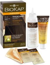 Biokap Nutricolor Farba Koloryzująca Do Włosów Kolor 5.3 Jasny Złoty Brąz 140ml - Farby i szampony koloryzujące