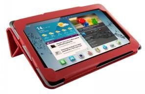 4World Etui ochronne/Podstawka do Galaxy Tab 2, Folded Case, 7'''' czerwone (9109)