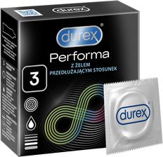 Środek antykoncepcyjny Durex prezerwatywy Performa 3 szt. - zdjęcie 1