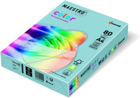Mondi Papier Ksero Kolorowy Maestro Color A4, 160G, Błękit Arkt.