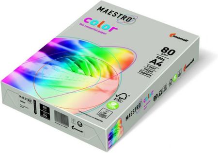 Mondi Papier Ksero Kolorowy Maestro Color A4, 160G, Szary