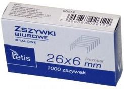 Zdjęcie Zszywki Tetis 26/6 1000Szt Gz101-C - Nowa Dęba