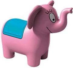 Barbo Toys Barbapapa Gumowy Skoczek Słoń Różowy - zdjęcie 1